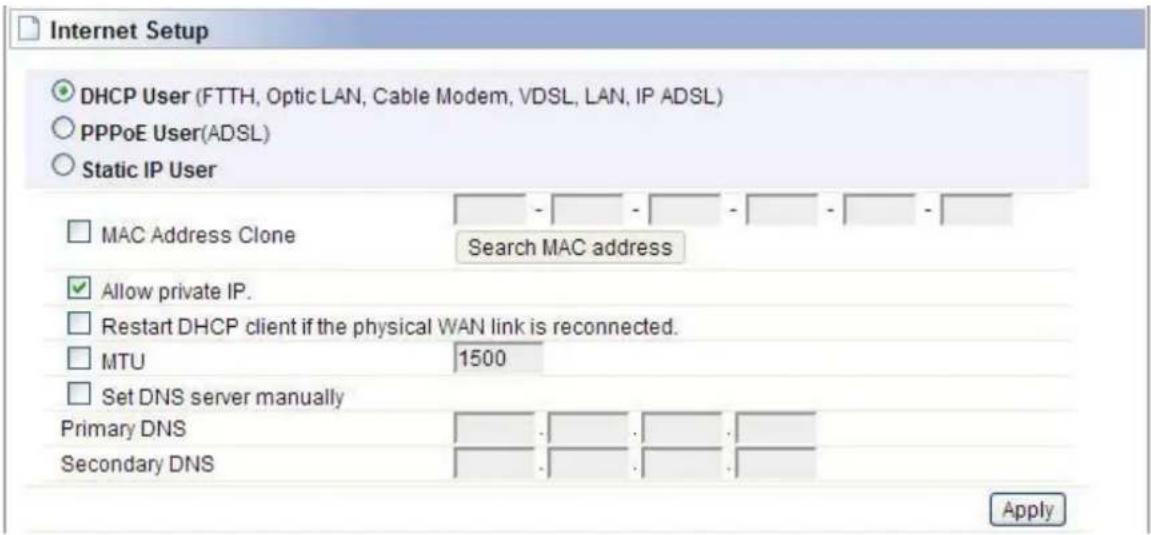 Totolink A2004NS - Internet Setup - 1