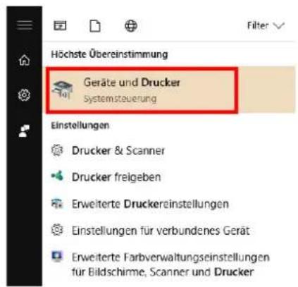 Höchste Übereinstimmung Geräte und Drucker Systemsteuerung Einstellungen Drucker & Scanner Drucker freigeben Erweiterte Druckereinstellungen Einstellungen für verbundenes Gerät Erweiterte Farbverwaltungseinstellungen für Bildschirme, Scanner und Drucker