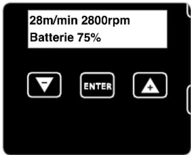 AMBROGIO L200 - DISPLAYANZEIGE WÄHREND DER ARBEIT - 1