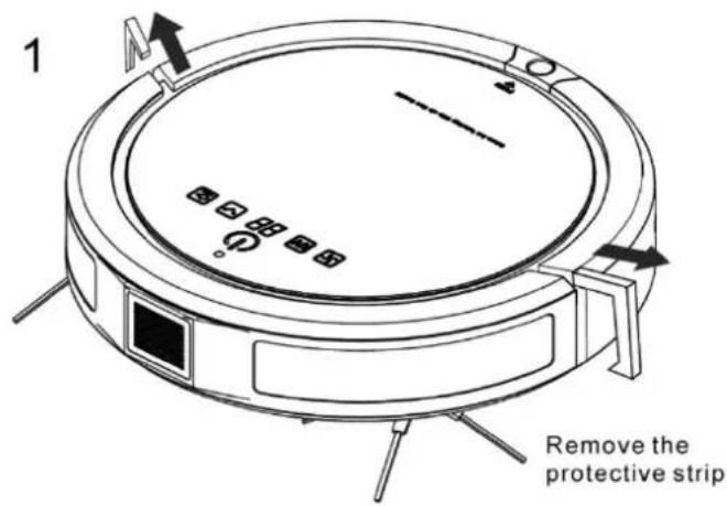RoboJet Air AH-157 - Components of the cleaner: - 1