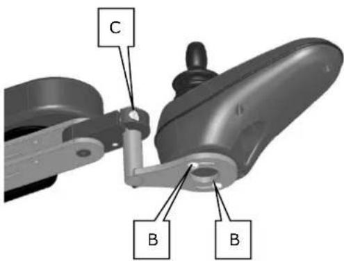 LEVO C3 - Position der Bedieneinheit verstellen - 1