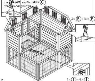 Trixie 62406 - Aufbauanleitung/Assembling Instruction - 9