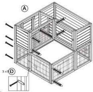 Trixie 62406 - Aufbauanleitung/Assembling Instruction - 5