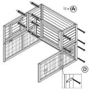 Trixie 62406 - Aufbauanleitung/Assembling Instruction - 4