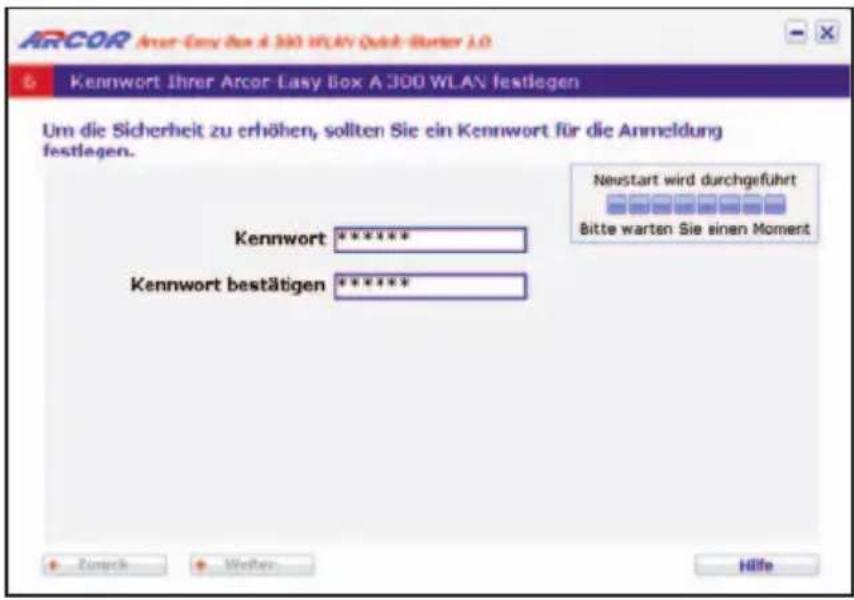 Arcor Easy Box A 300 WLAN - Hinweis: - 8