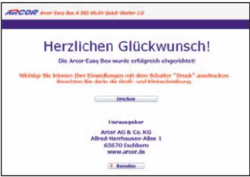 Arcor Easy Box A 300 WLAN - Hinweis: - 12
