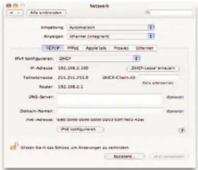 Arcor Easy Box A 300 WLAN - Konfiguration Ihres Macintosh Computers - 3