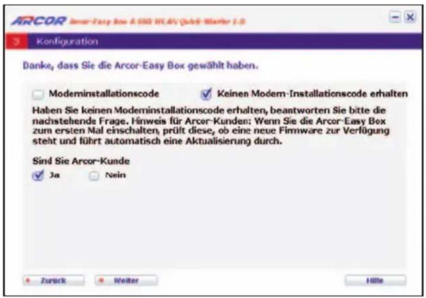 Arcor Easy Box A 300 WLAN - Hinweis: - 1