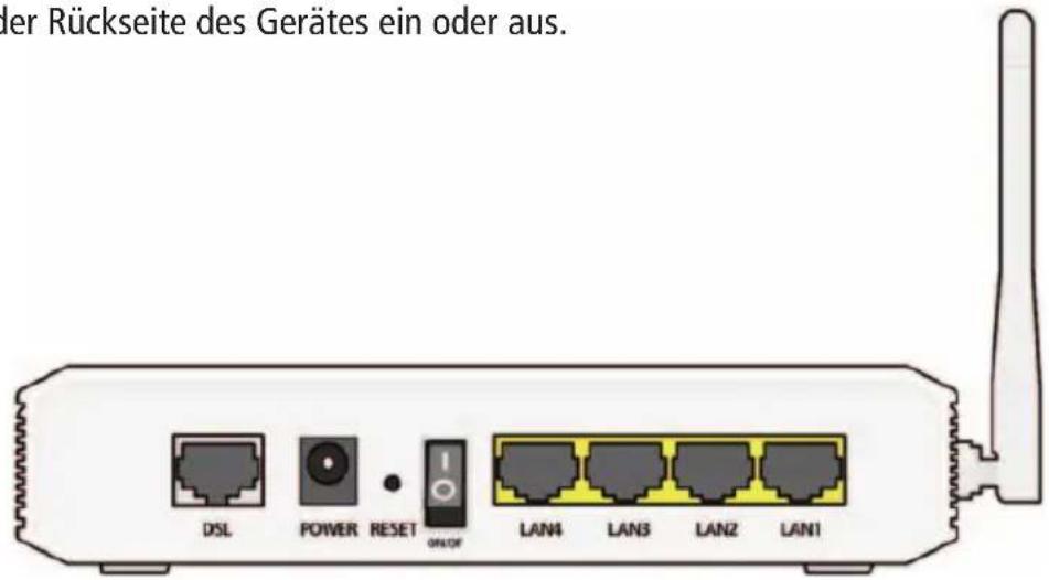Arcor Easy Box A 300 WLAN - Einschalten der Arcor-Easy Box - 1