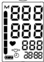 A&D UA-767NFC - When the memory setting is 100: - 4
