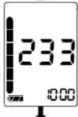 A&D UA-767NFC - When the memory setting is 100: - 2