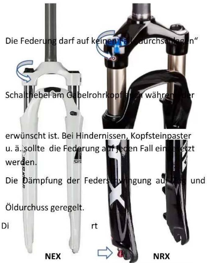 Ave Touring Hybrid TH11 (2014) - Einstellen der Federhärte und Dämpfung - 1