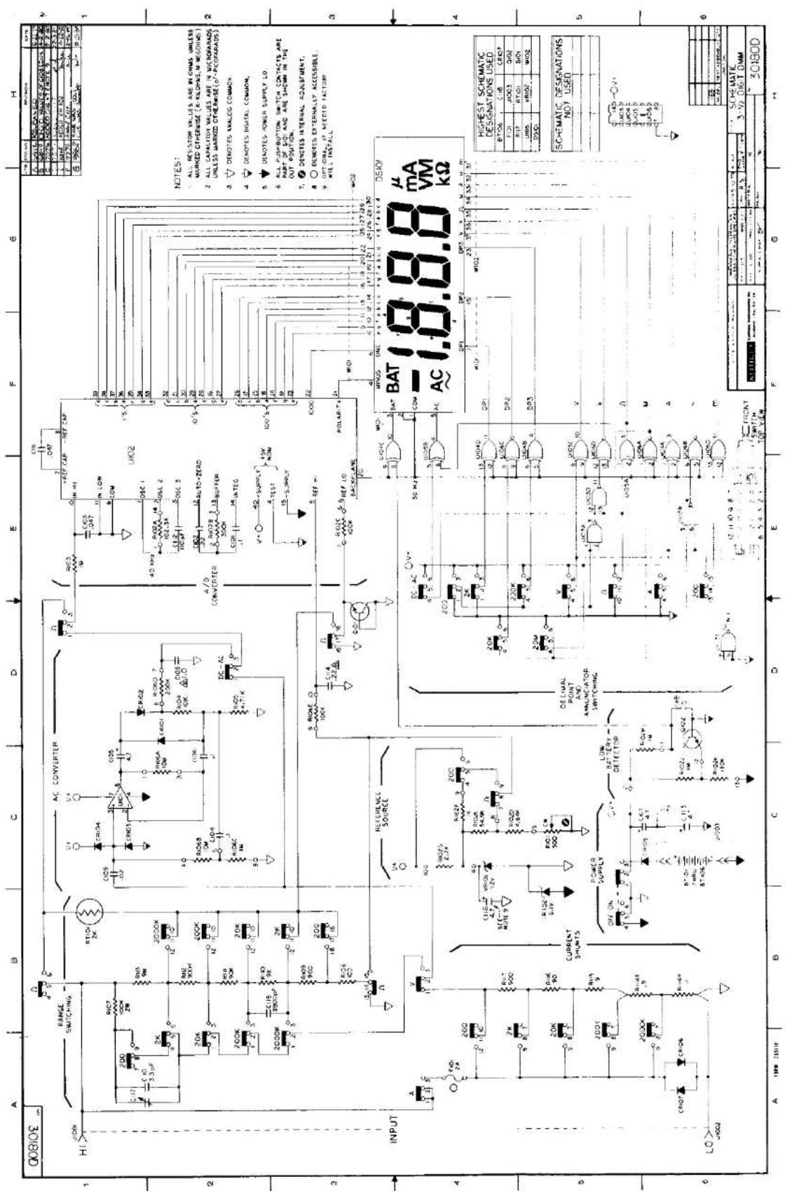 Keithley 169 - 7-11. MODEL 1699 SPARE PARTS KIT. - 2