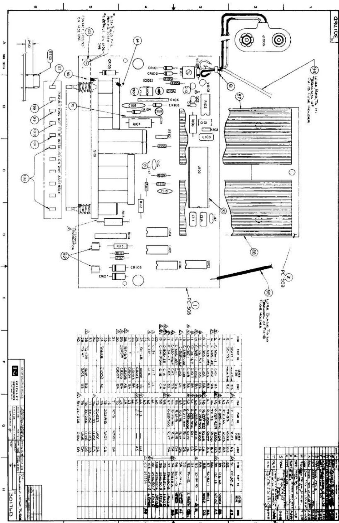 Keithley 169 - 7-11. MODEL 1699 SPARE PARTS KIT. - 3