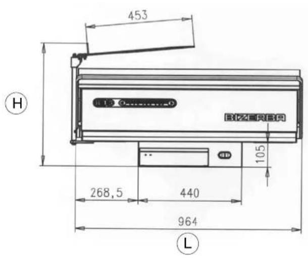 Bizerba BS 38 - Abmessungen - 1