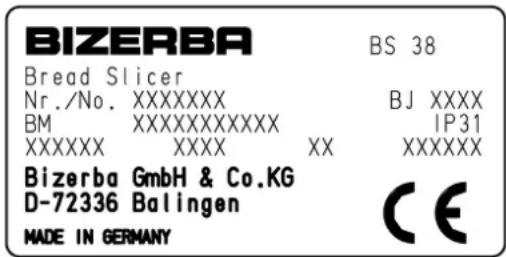 Bizerba BS 38 - Elektrischer Anschluss - 1