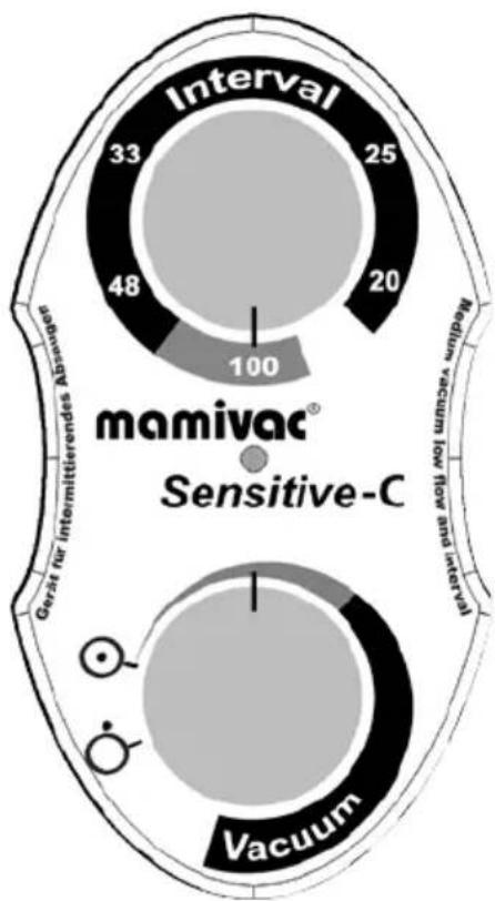 Mamivac Sensitive-C - Regulierung der Saugstärke und des Saugzyklus mit der 2-Phasen-Technologie - 2