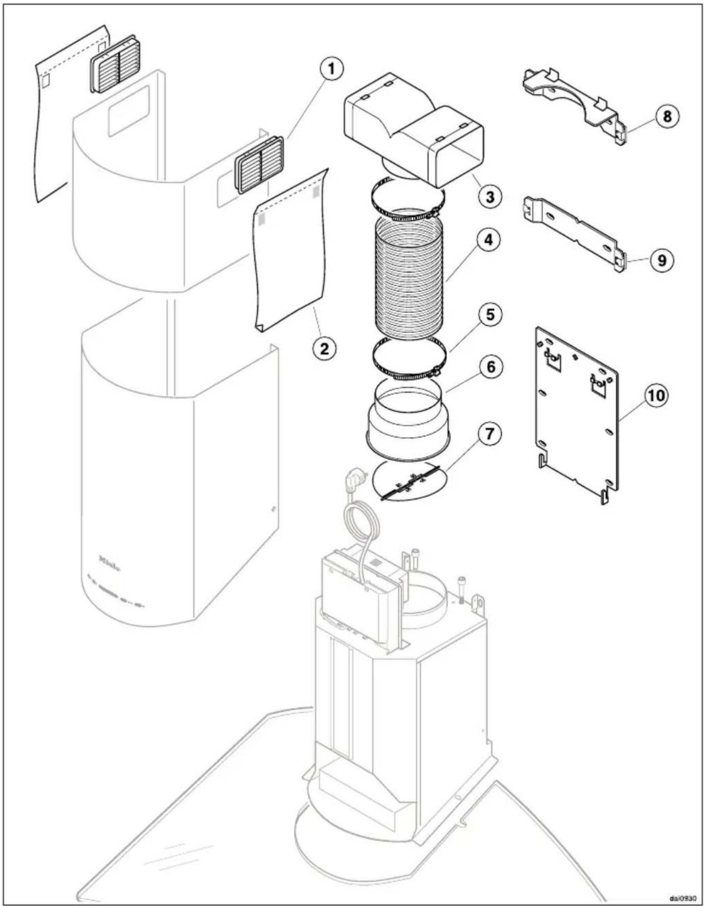 MIELE DA 249-2 - Umluftbetrieb - 1