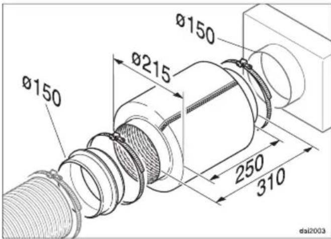 MIELE DA 2210 - Schalldämpfer - 1