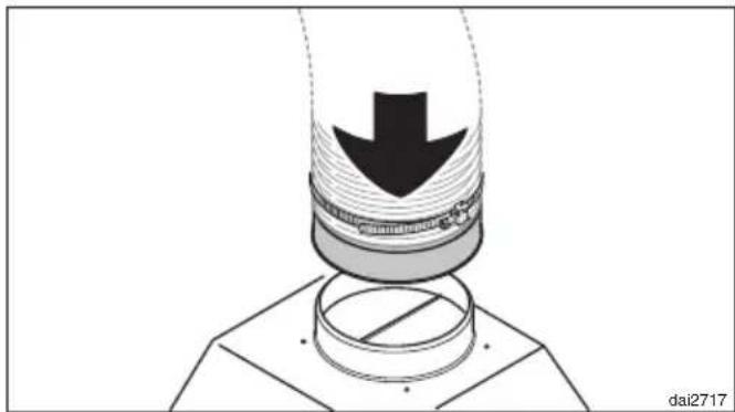 MIELE DA 2210 - Vorbereiten für Abluftbetrieb - 2