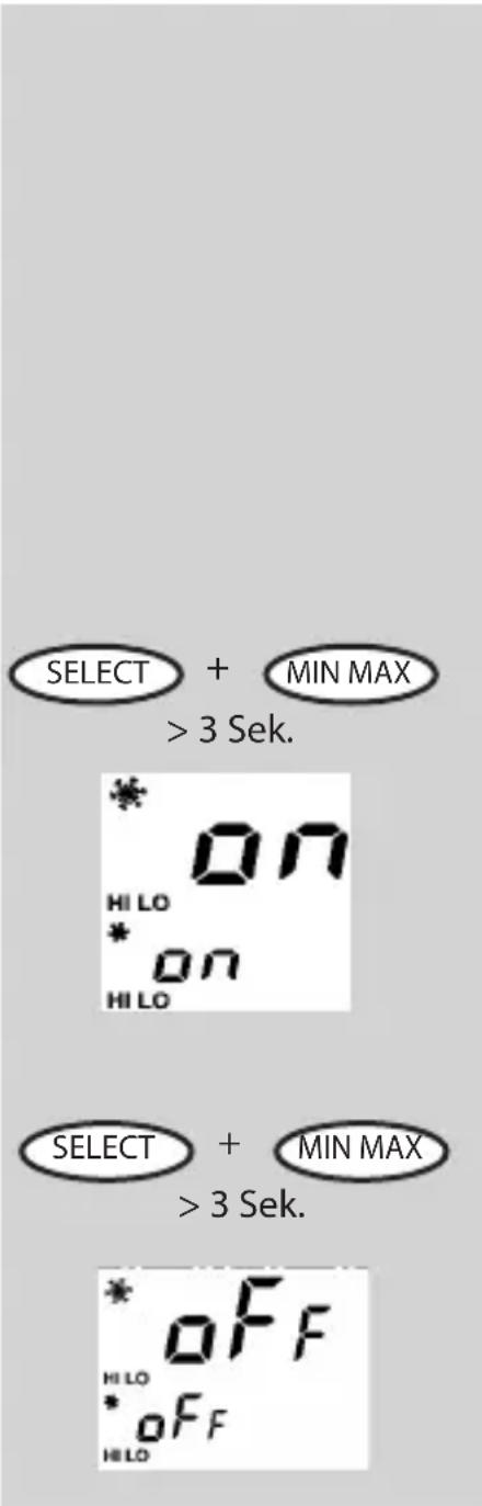 IROX QPR505 - Einstellen der Temperatur-Alarmwerte - 9