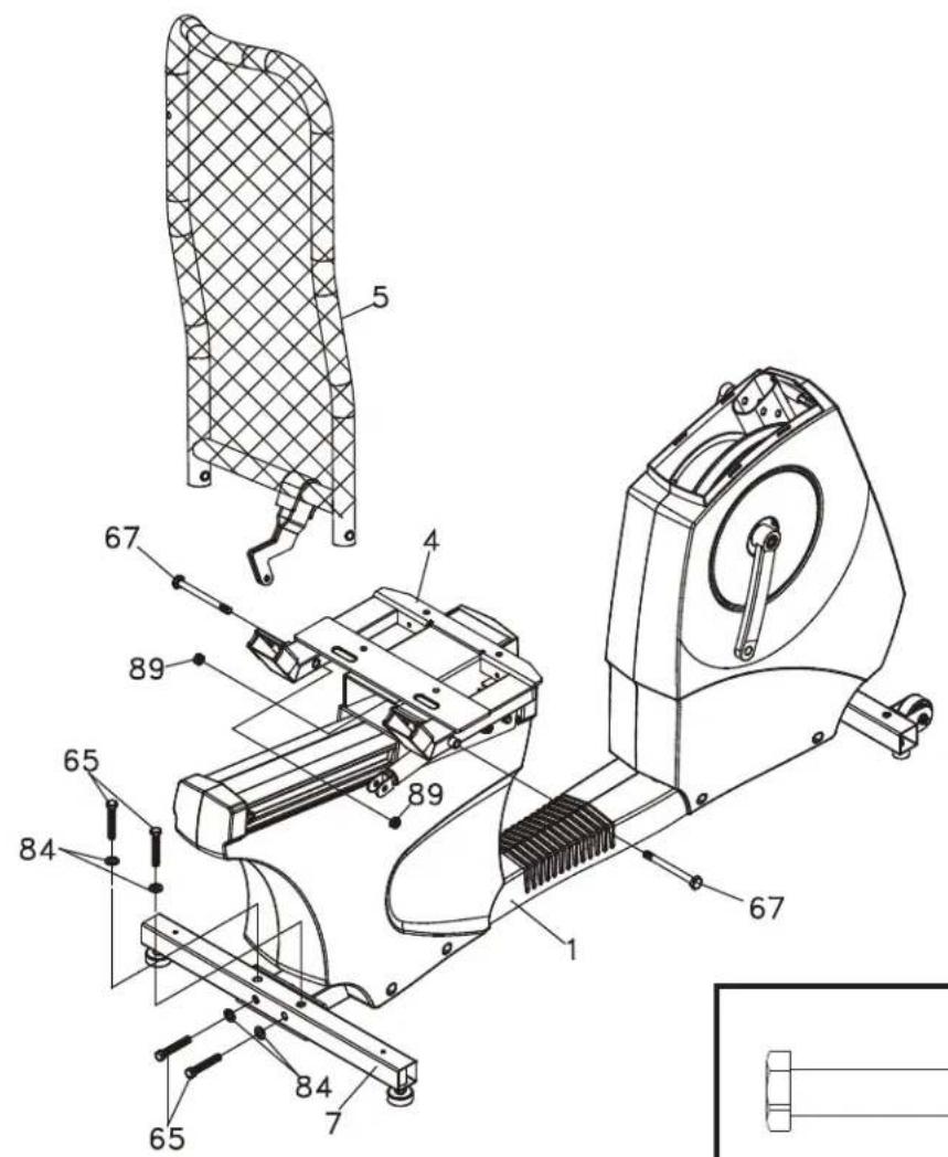 UNO Fitness RC 4.0 - SCHRITT 1: Hinterer Stabilisator & Sitzlehne - 1