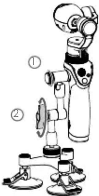 DJI OSMO Vehicle Mount - Installation - 3