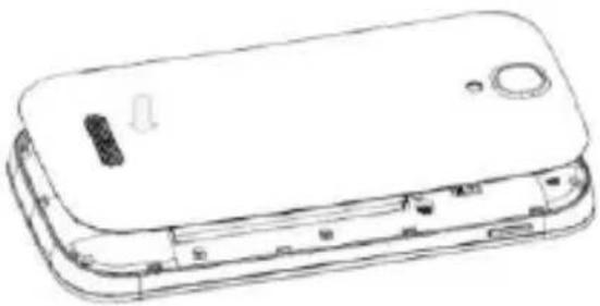 TCL J900 - 放入或取出SIM卡 - 4