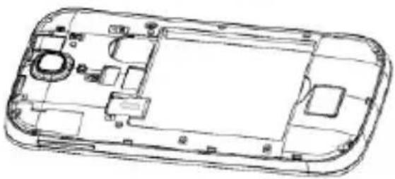 TCL J900 - 放入或取出SIM卡 - 2