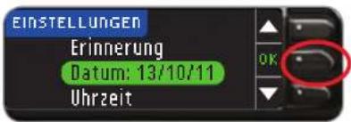 Bayer Contour XT - Einstellen des Datums - 1