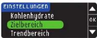 Bayer Contour XT - Ändern des Blutzuckerzielbereichs mit Markierung Aus - 1