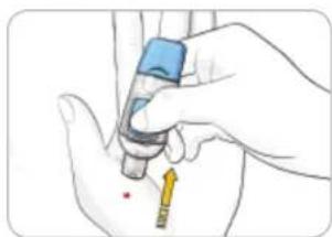 Bayer Contour XT - Gewinnen des Blutstropfens an Alternativen Messstellen - 3