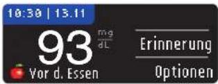 Bayer Contour XT - Nach der Messung Insulin eingeben - 1