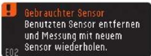 Bayer Contour XT - Fehlermeldungen im Display - 1