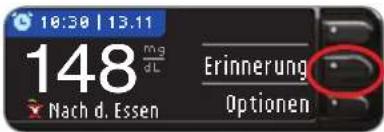 Bayer Contour XT - Abschalten einer Mess-Erinnerung nach der Messung - 1