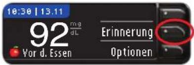 Bayer Contour XT - Einstellung einer Mess-Erinnerung Nach der Messung - 1