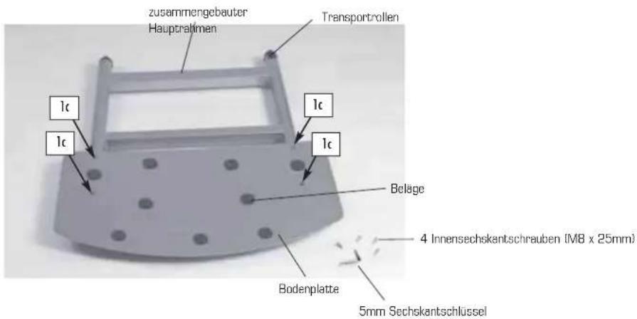 Finnlo Bioforce Ultimate - SCHRITT 1 - Zusammenbau des Hauptrahmens - 1