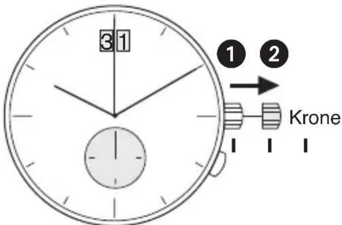 Bruno Söhnle Ronda 5040.B - BEDIENUNGSANLEITUNG WERK 4210.B (1 - 1