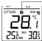 Techno Line WS 9750 IT - SYMBOL DES "WETTER Girl" (Symbol für die Temperaturbedingungen): - 36