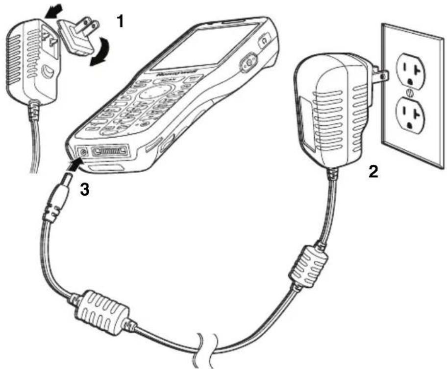 HONEYWELL Dolphin 6110 2D - Schritt 2: Aufladen der Akkus - 1