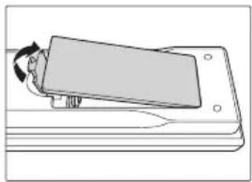 RICOH PJ KU12000 - Remote Control Battery Installation - 1