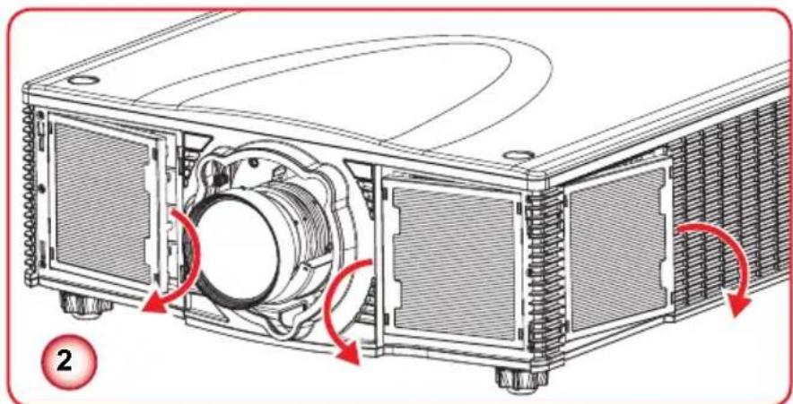 RICOH PJ KU12000 - Filter maintenance - 2