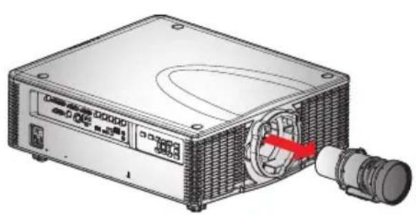 RICOH PJ KU12000 - Installing the Projector Lens - 2