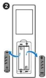 DELL 7760 - Replacing Remote Control Batteries - 4