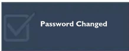 Password Changed