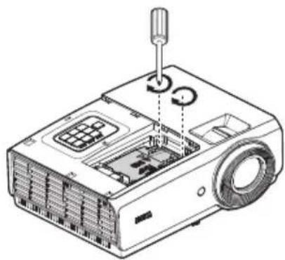 BENQ SU754 - Replacing the lamp - 11