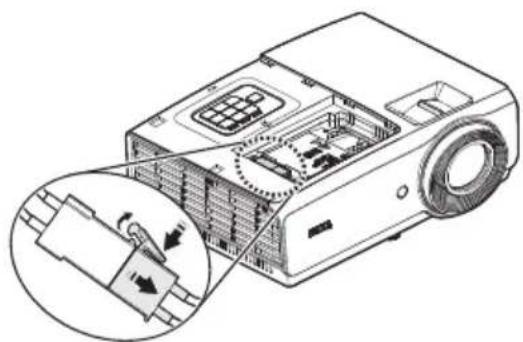 BENQ SU754 - Replacing the lamp - 3
