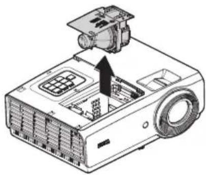 BENQ SU754 - Replacing the lamp - 9