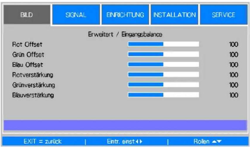 VIVITEK DX6731 - Eingang abgleich - 1