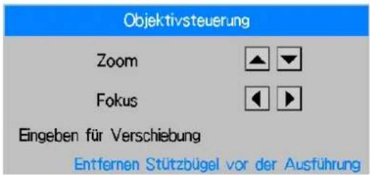 VIVITEK DX6731 - Objektivsteuerung - 2